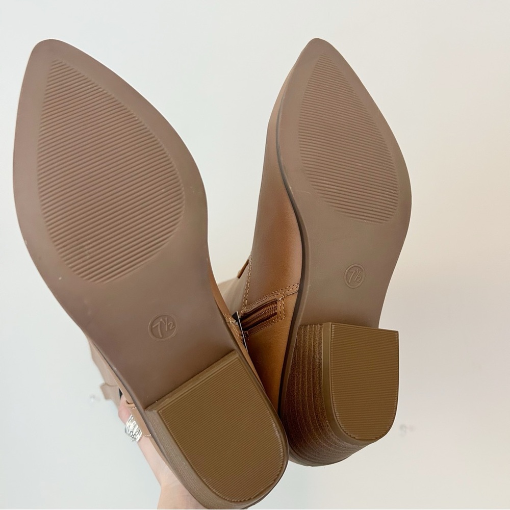 Universal Thread Women's Sommer cowboy Boots light brown NWT - Picture 9 of 12